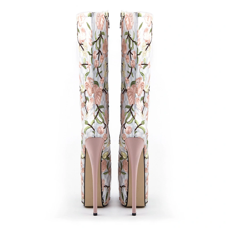 Spring and Summer Retro Embroidery Women's Shoes