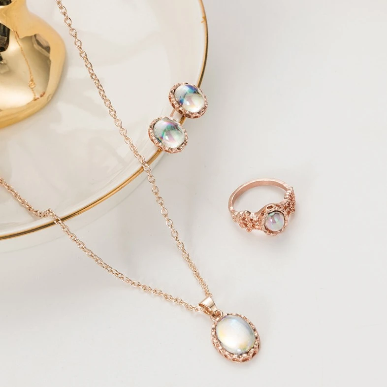 Colored gemstone set
