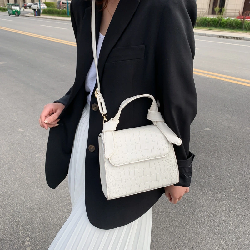 Fashion All-Match Portable Pattern One-Shoulder Small Square Bag
