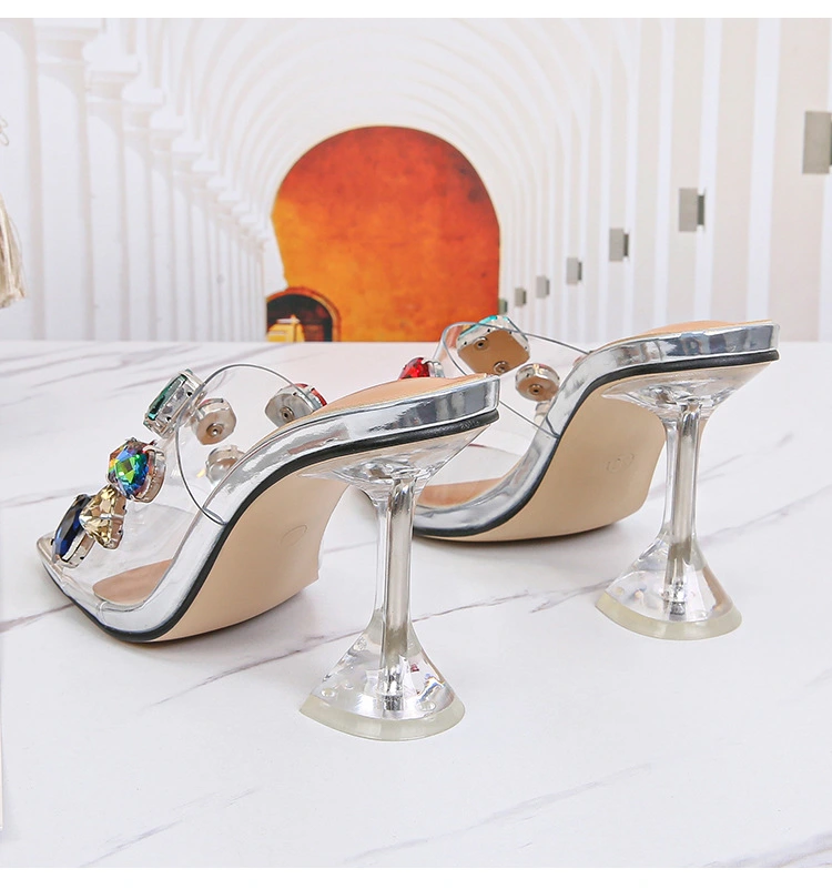 European And American Personality Cool Rhinestone Sandals