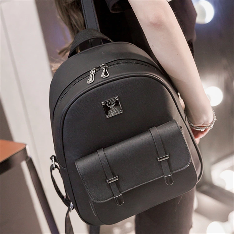 Backpack backpack female Korean version of the new summer leisure school all-match simple fashion bag bag tide wind