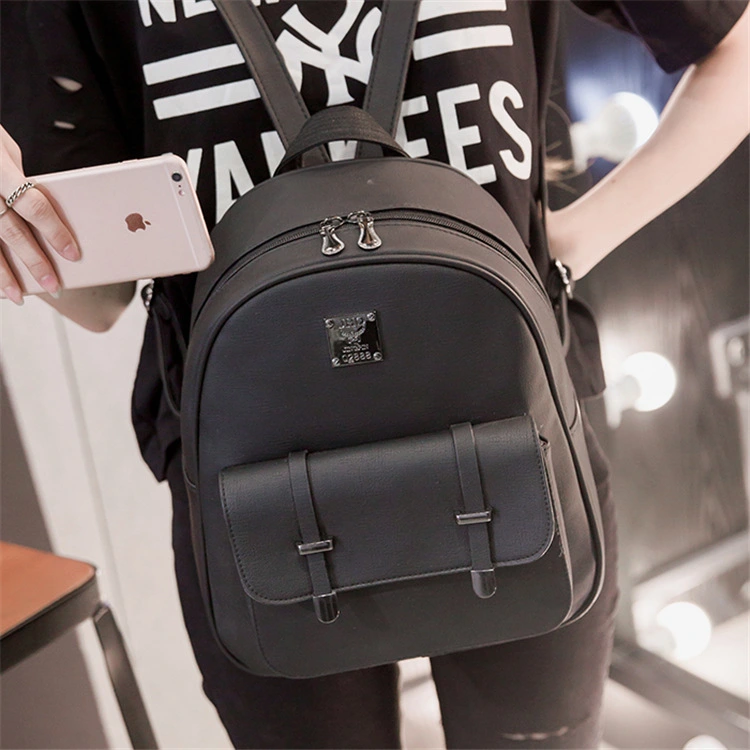 Backpack backpack female Korean version of the new summer leisure school all-match simple fashion bag bag tide wind