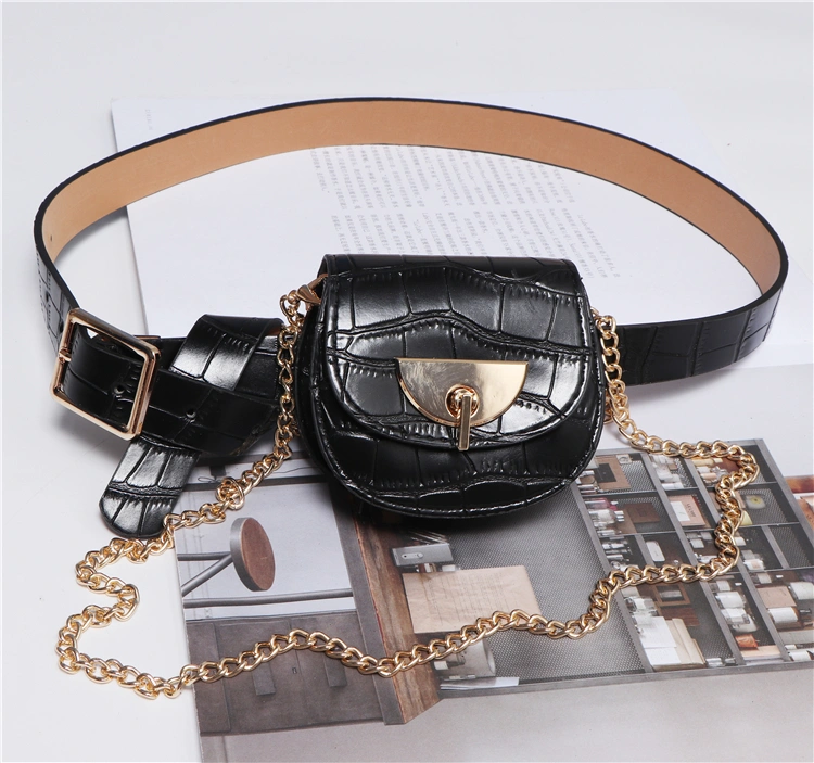 Detachable belt and chain pouch