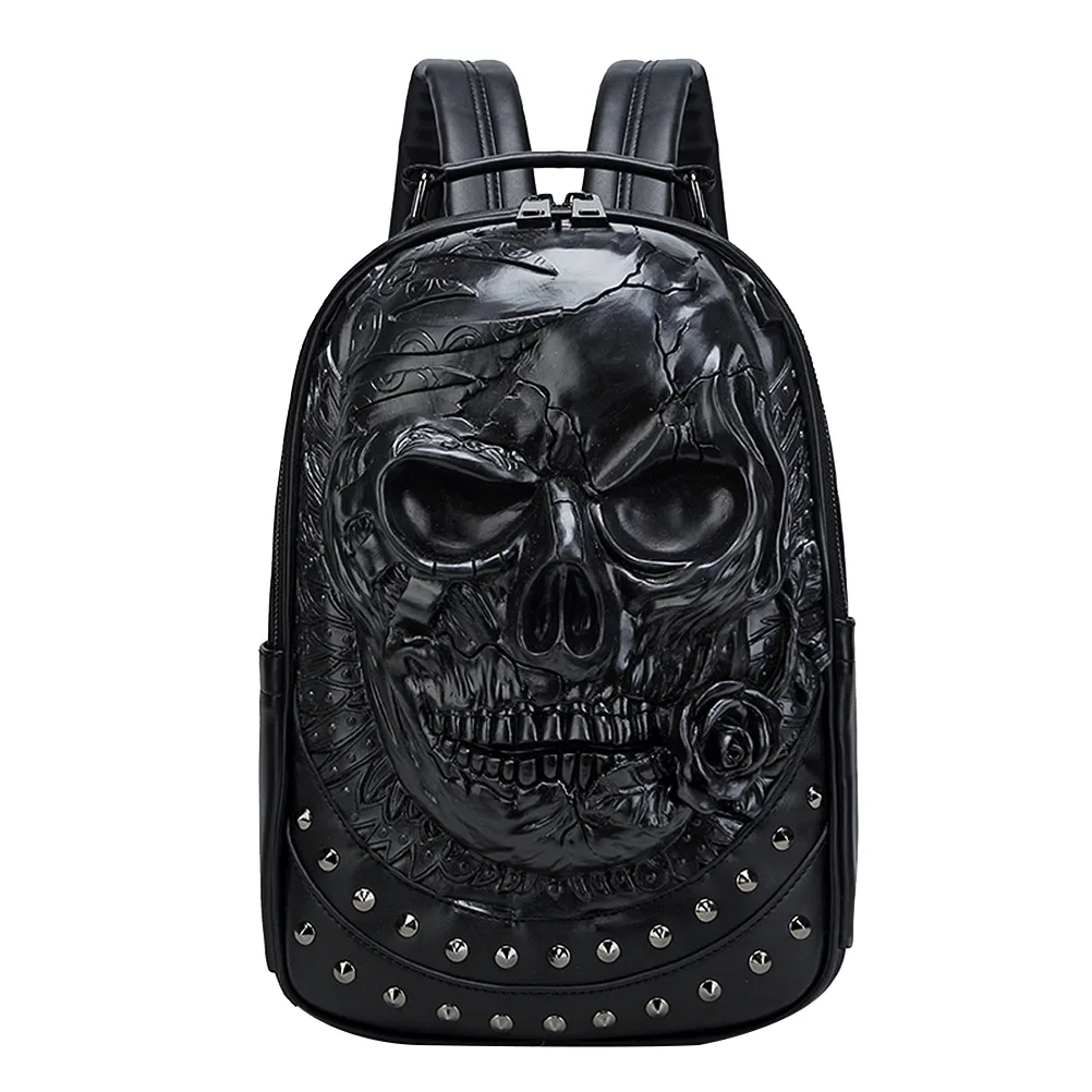 Skull Punk schoolbag