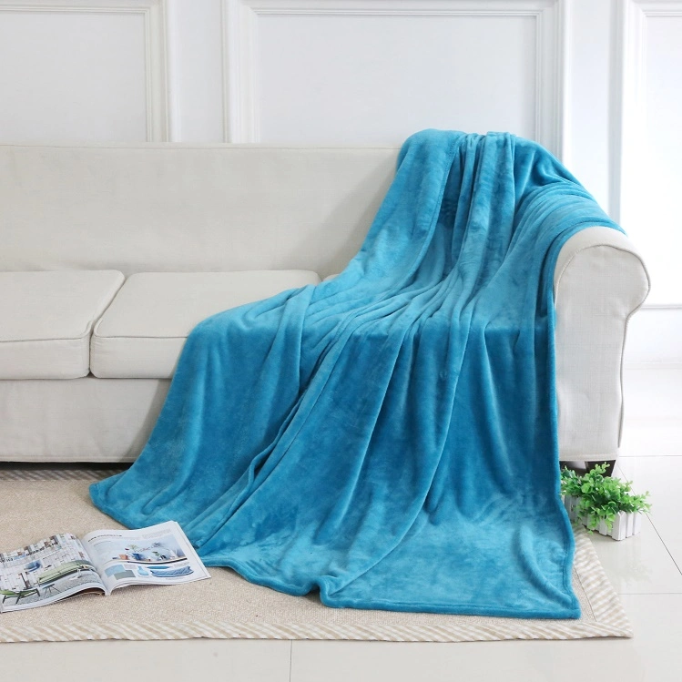 Lanrong student blanket thickening autumn and winter single towel was double air-conditioned blanket summer cool color