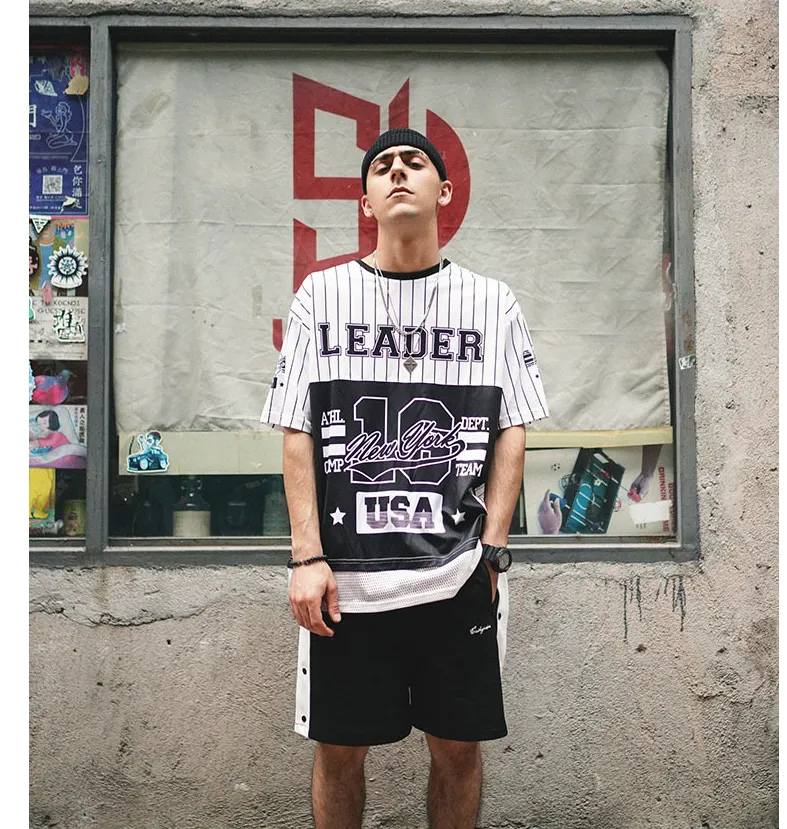 TKPA Summer New Letter-Number Simple, Euramerican Street Hip-hop Loose Men''s and Women''s Short-sleeved T-shirts