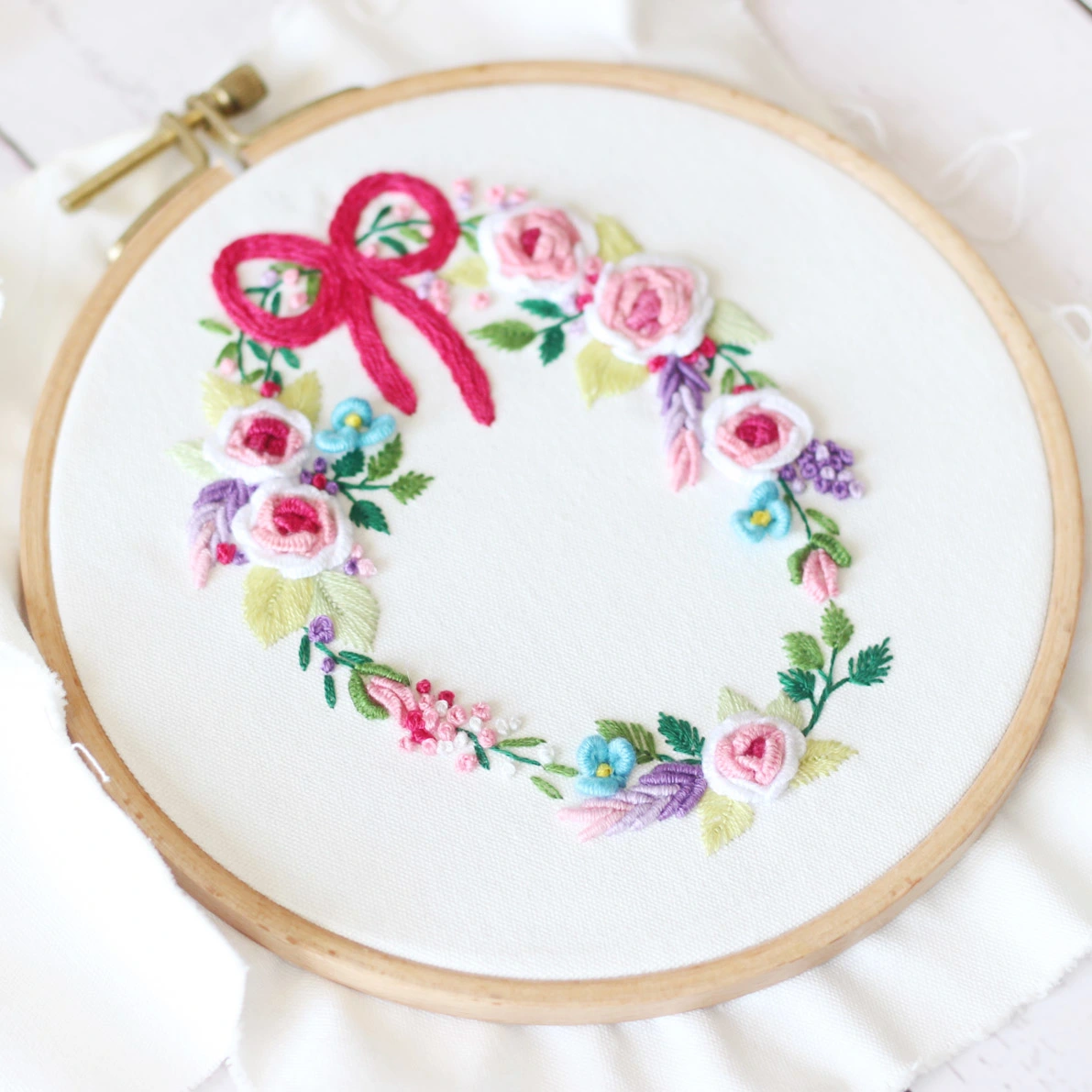 Handmade DIY embroidery