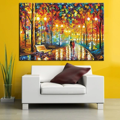 5d Diamond Painting Cross  Night Walk Square Full Diamond Living Room New Diy Handmade European Home Decoration