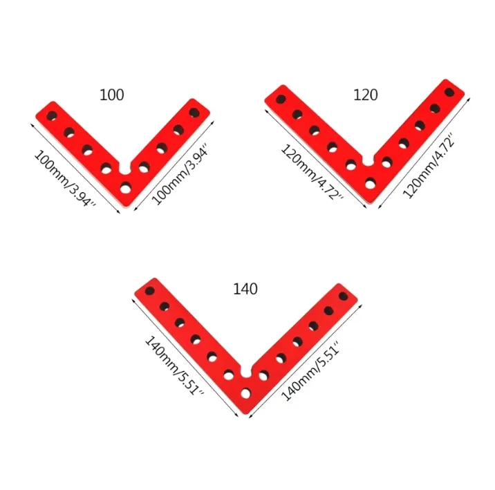 Woodworking Positioning Clamp, Square Ruler Fixed