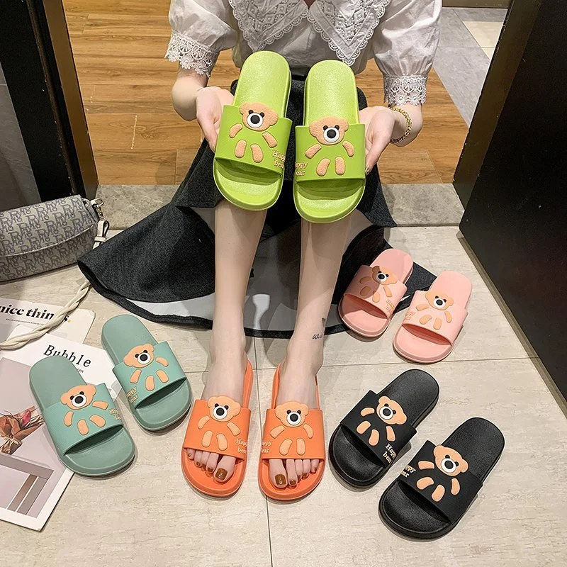 New Style Slippers Female Summer Cartoon Cute Home Indoor Fashion Platform