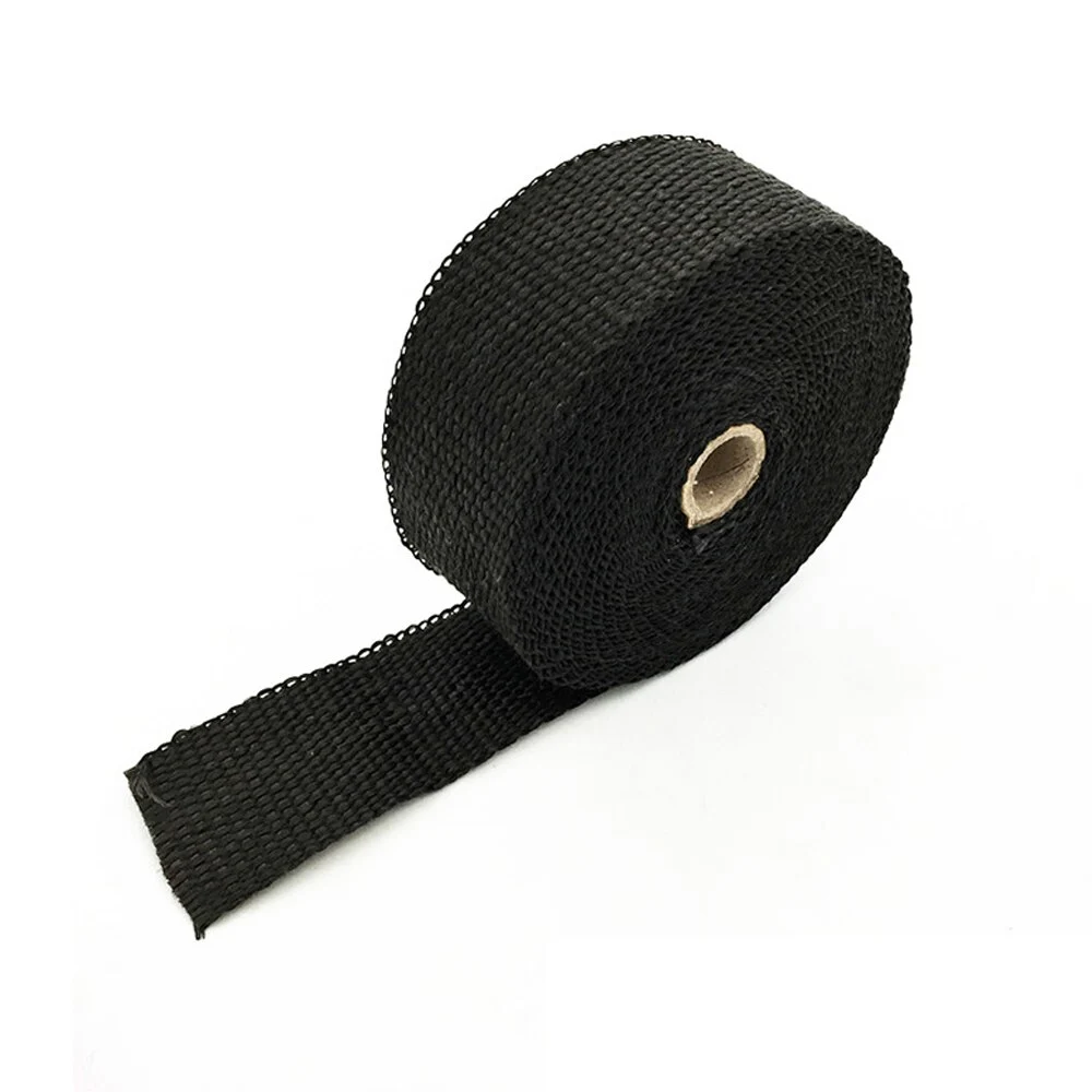 Motorcycle exhaust pipe insulation belt