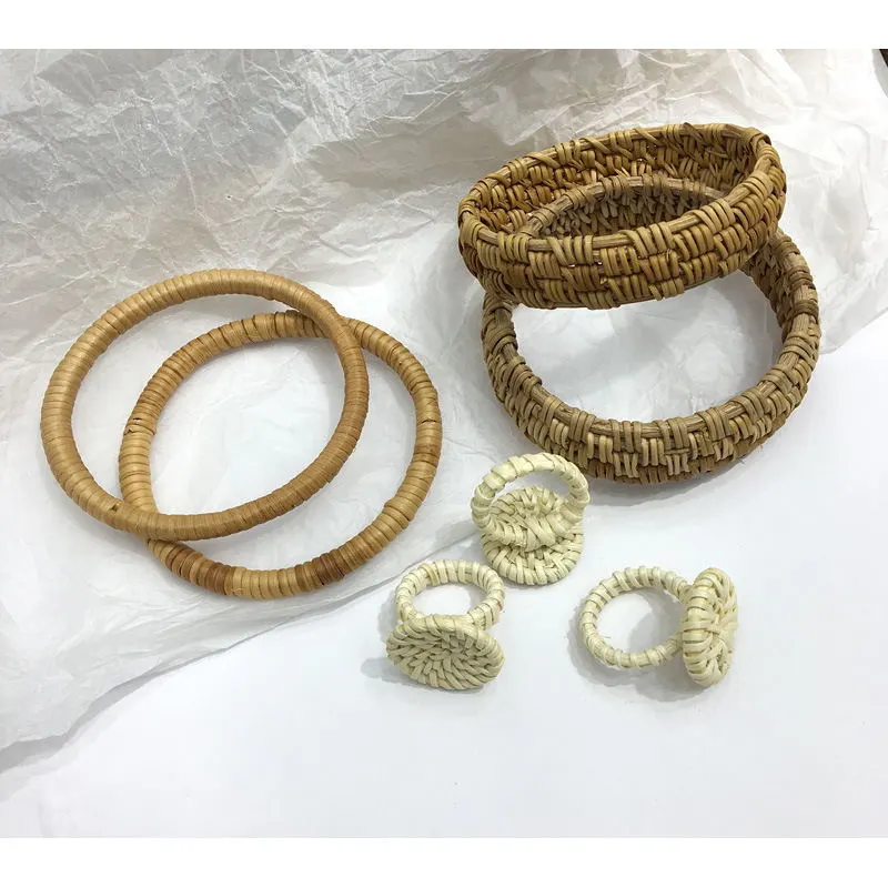 Woven rattan bracelet