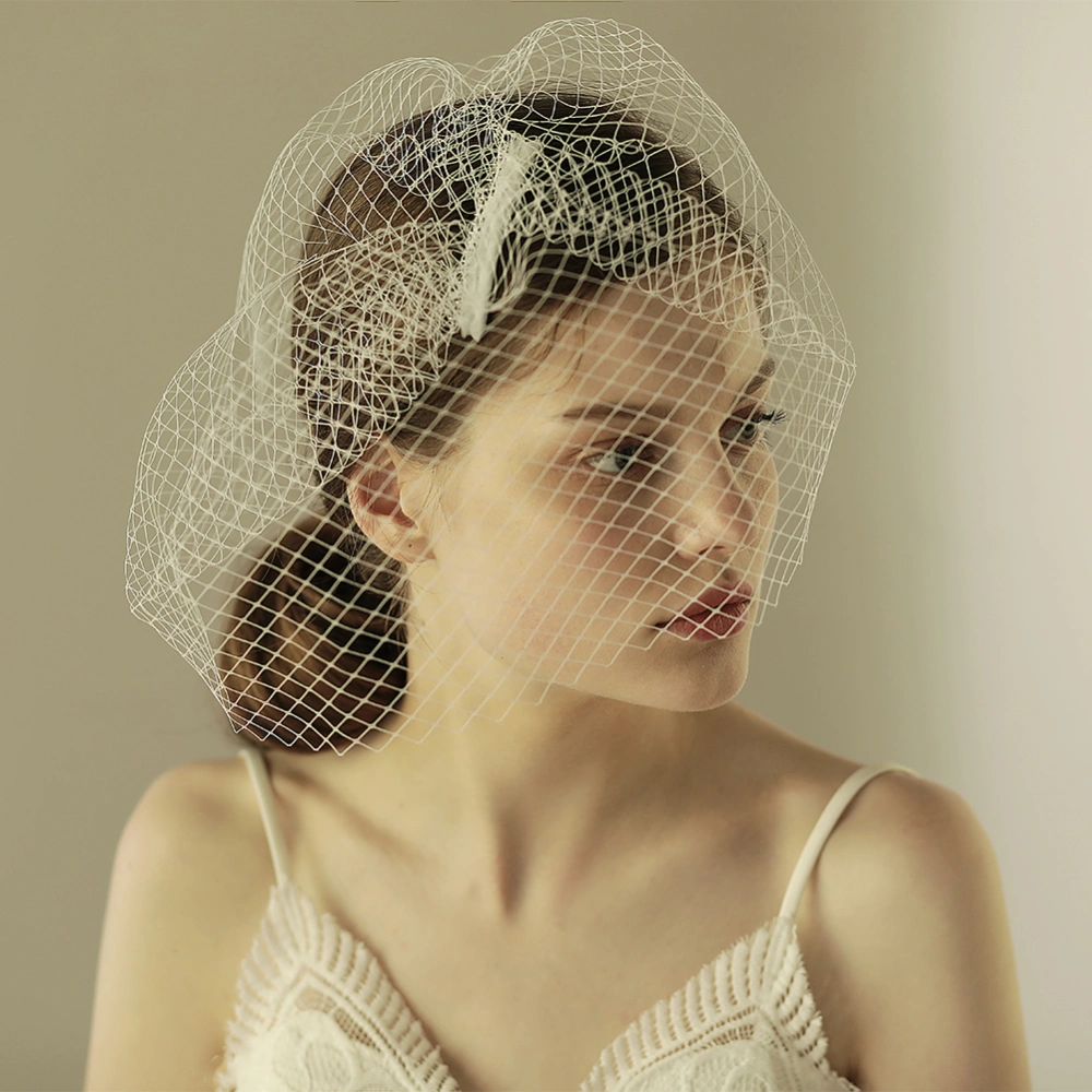 European And American Full-capped Birdcage Short Veil