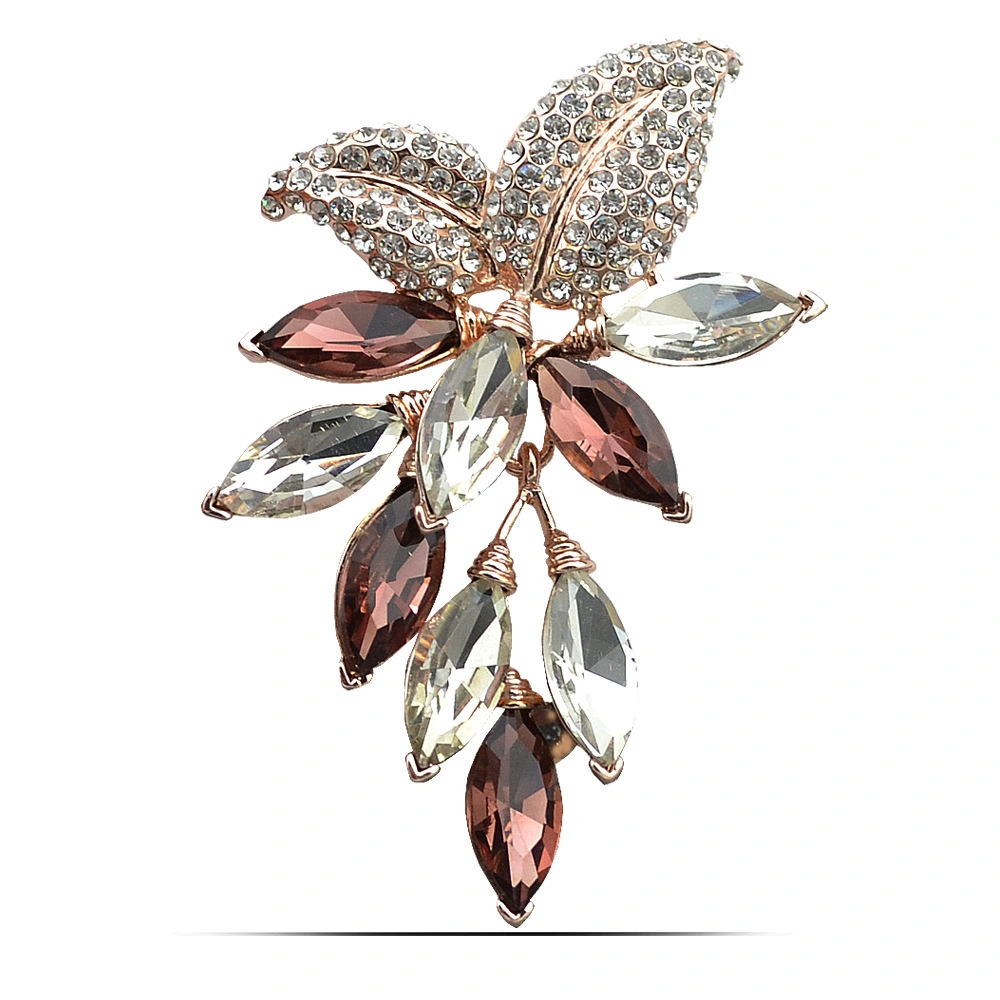 Full diamond Austrian crystal brooch