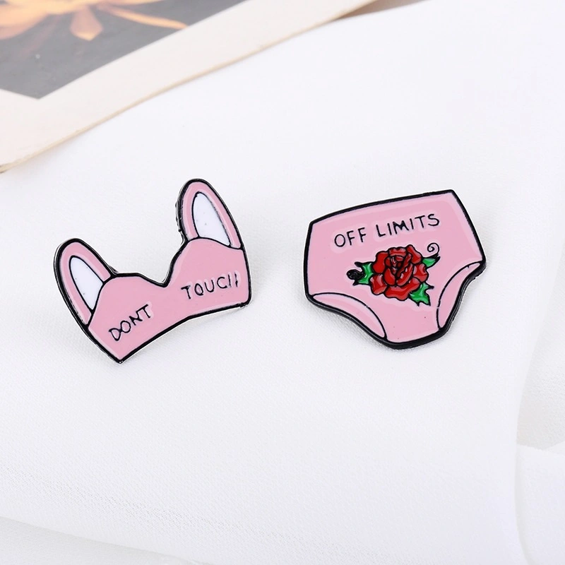 Cartoon bikini brooch