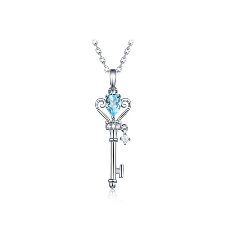 Sky Blue Topaz Pendant