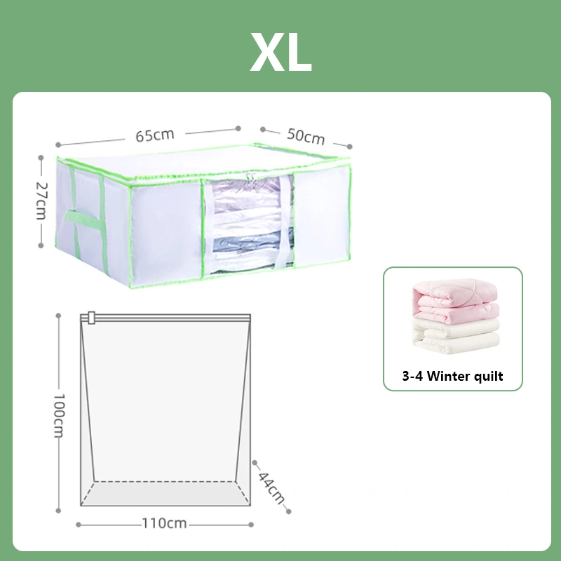 Taili Vacuum Compression Storage Box Bag Large Foldable Fabric Box