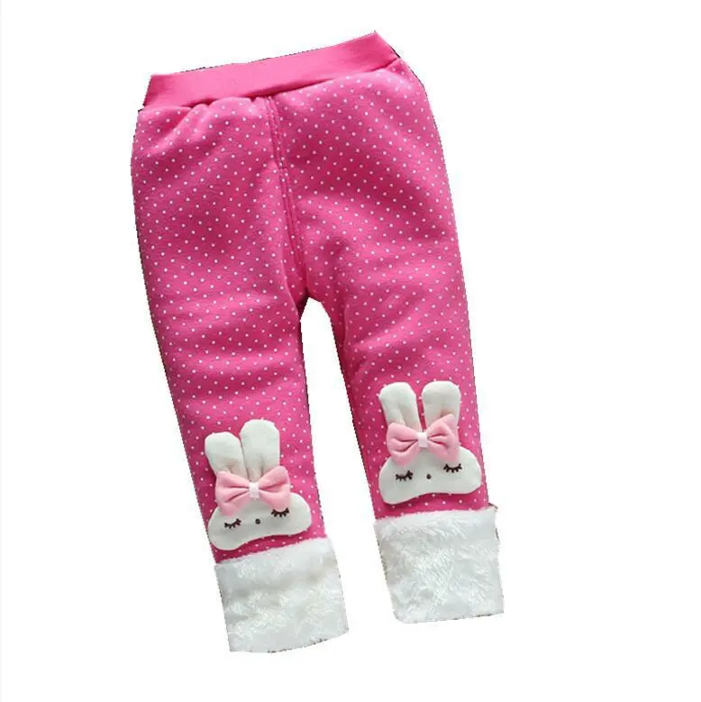 Baby pants with fleece