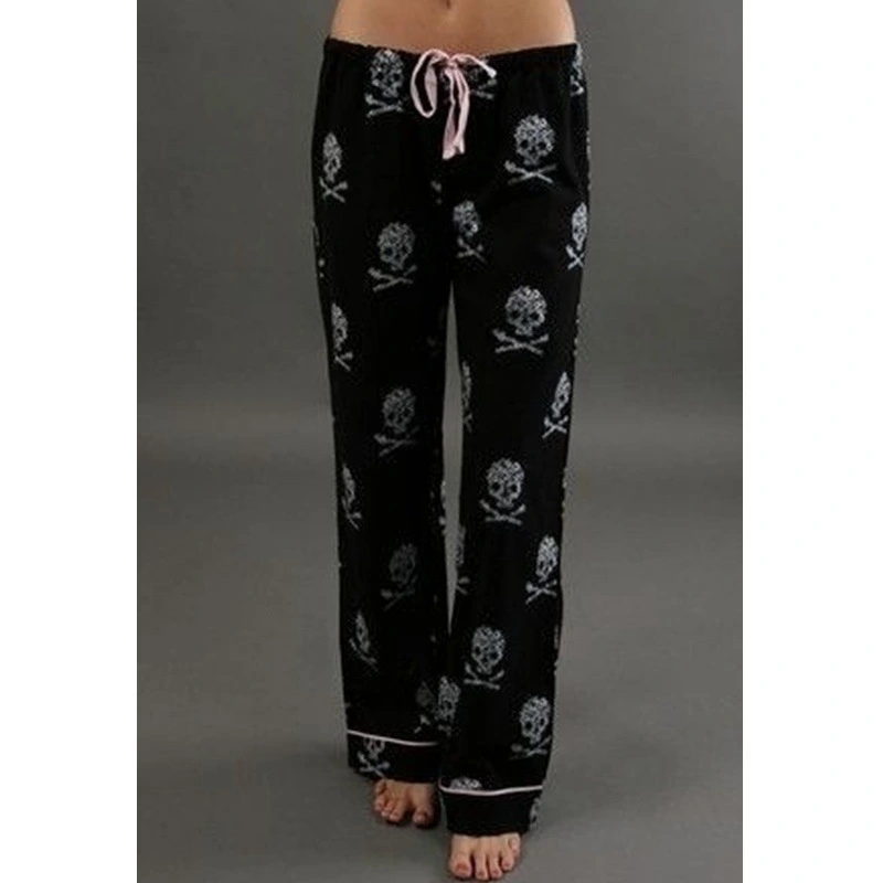 Shantou printed wide-leg pants