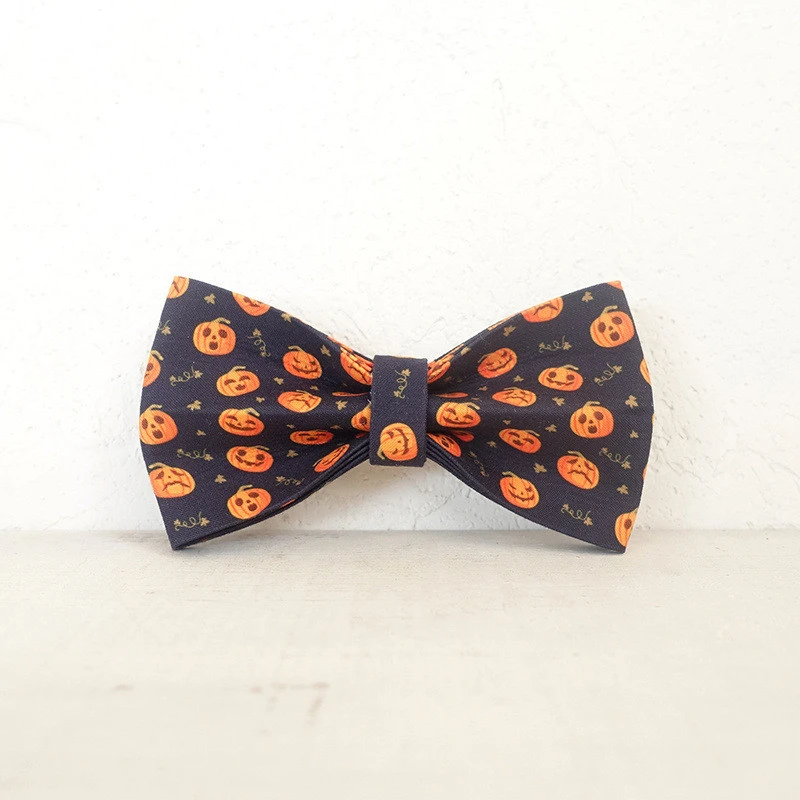 Pet supplies set Halloween style set with bow set