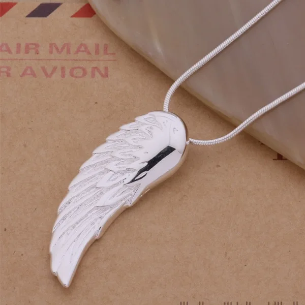 Korean style feather necklace