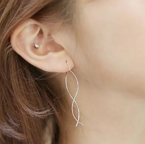 Long Wavy  Earrings