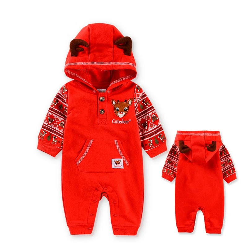 Christmas deer shape jumpsuit