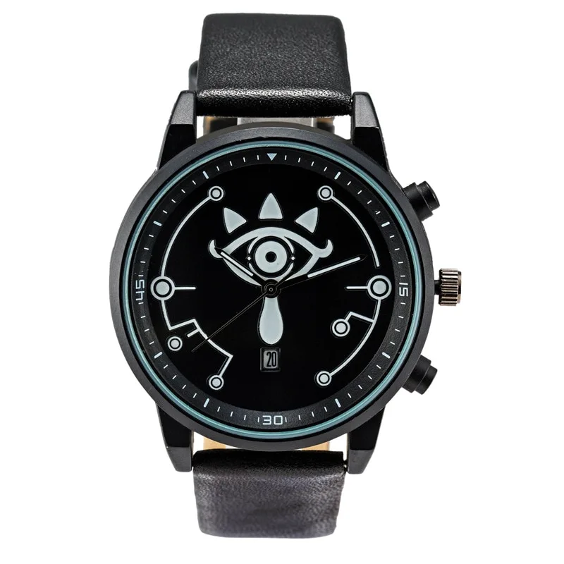 Luminous three-dimensional quartz watch
