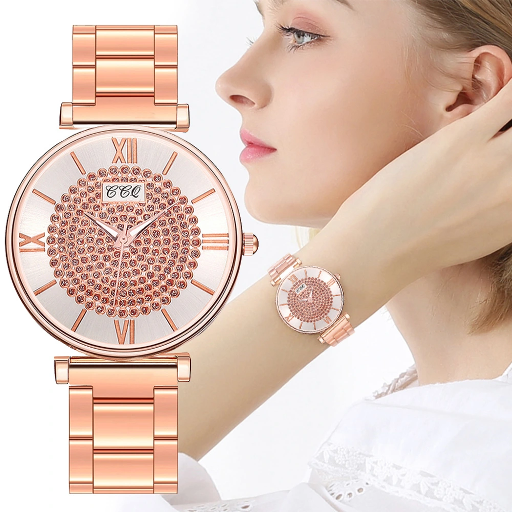 Net red new alloy steel belt ladies watch