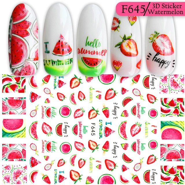 3D adhesive sticker color