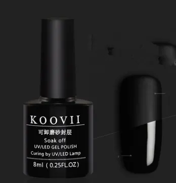 KOOVII only frosted seal, nail polish, matte, fog, phototherapy, glue, top oil, matte, retro transparent nail polish.