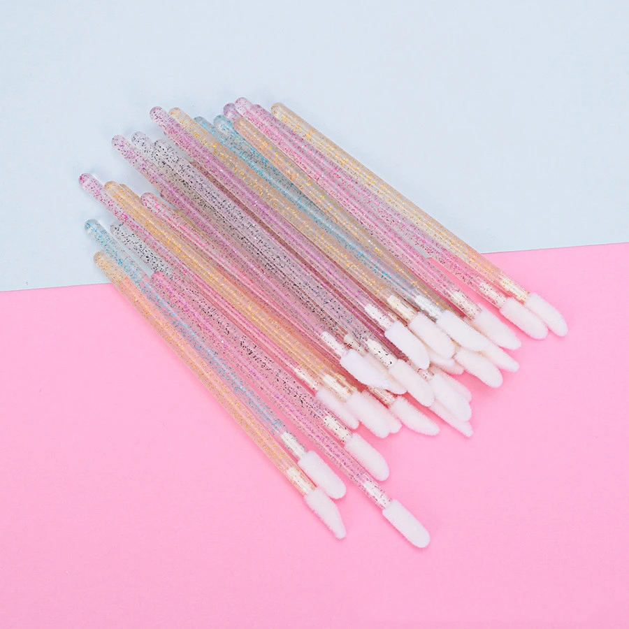 Crystal rod lip brush red brush lip gloss brush