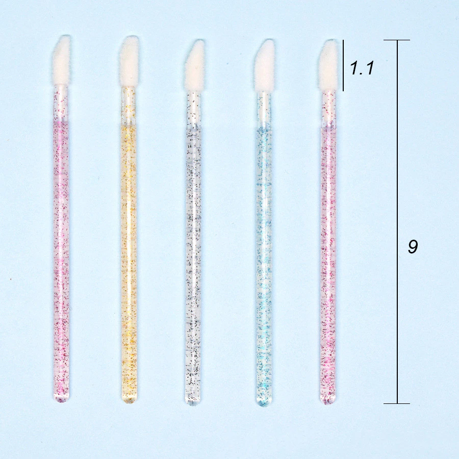 Crystal rod lip brush red brush lip gloss brush