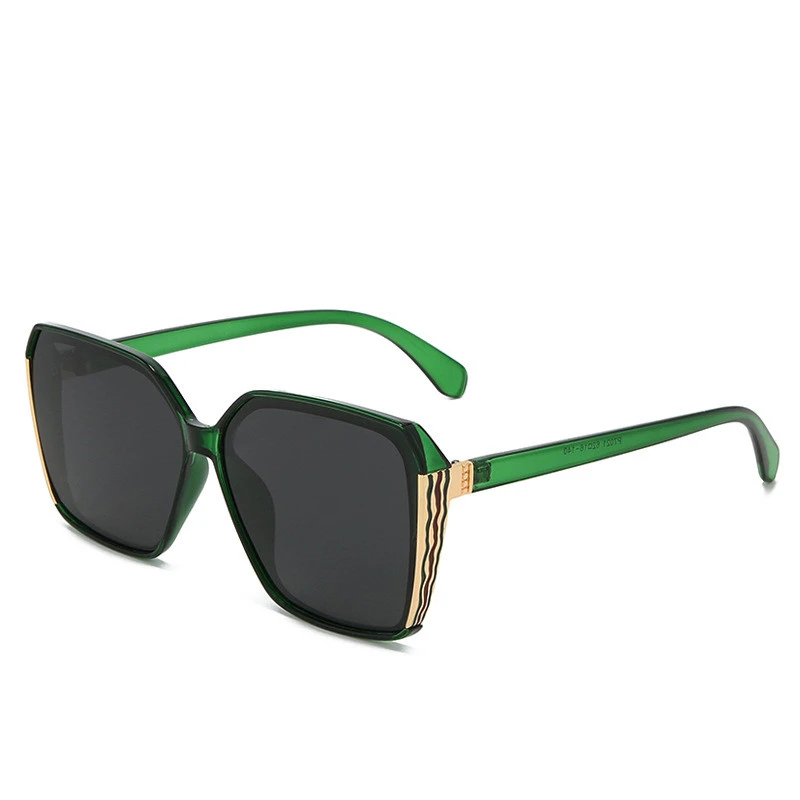 Large frame square glasses