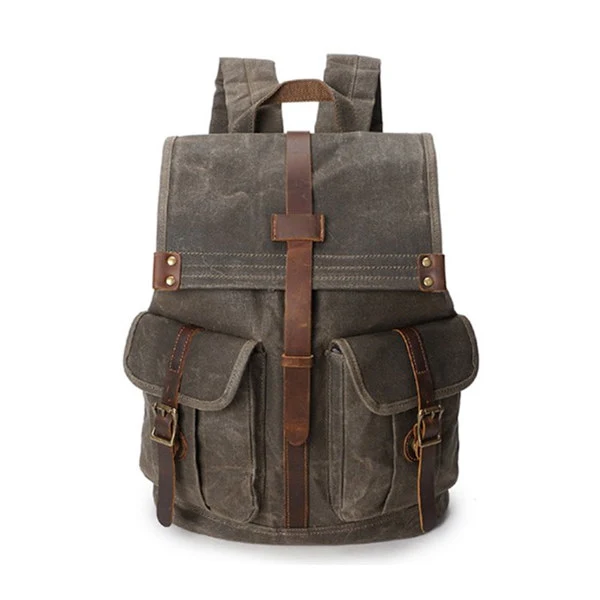 Oil wax rucksack