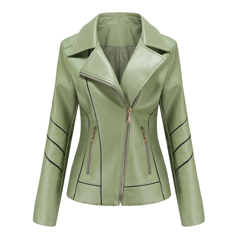 Thin Pu Short Coat Spring And Autumn Jacket