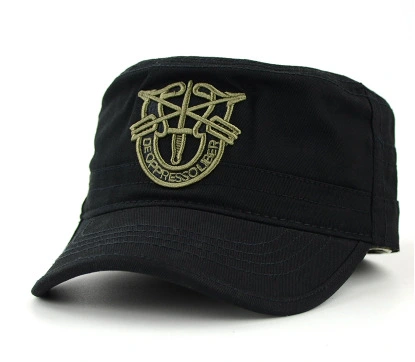 Camouflage military cap flat hat