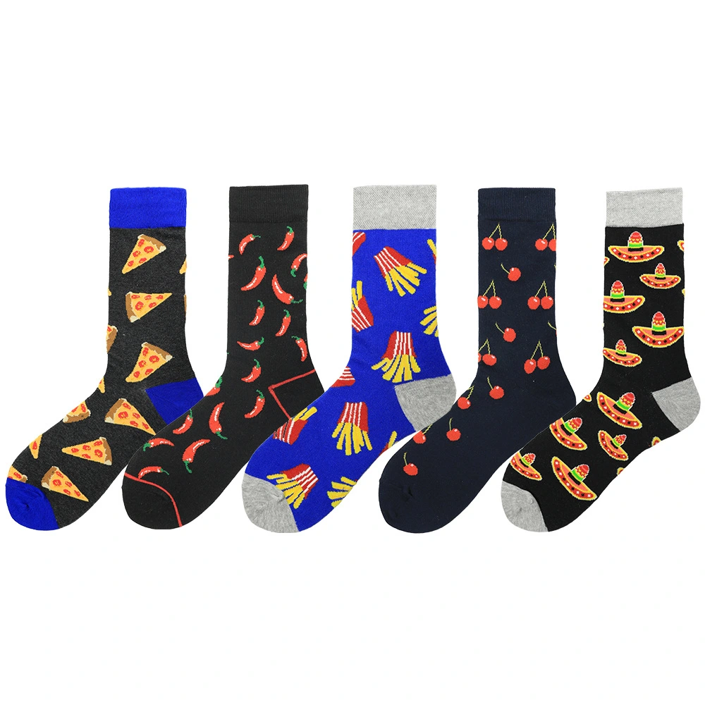 Gourmet Hot Pot Series Colored Casual Cotton Socks