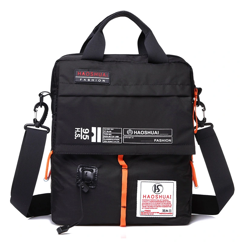 Wholesale men's shoulder bag, men's bag, hand bag, canvas waterproof outdoor bag