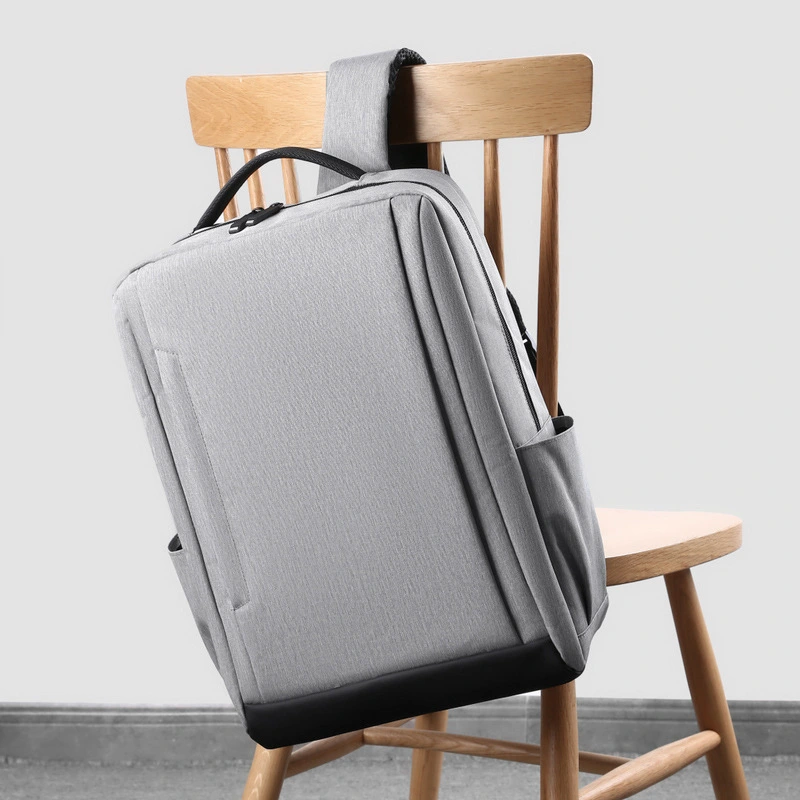 Nylon usb computer backpack backpack