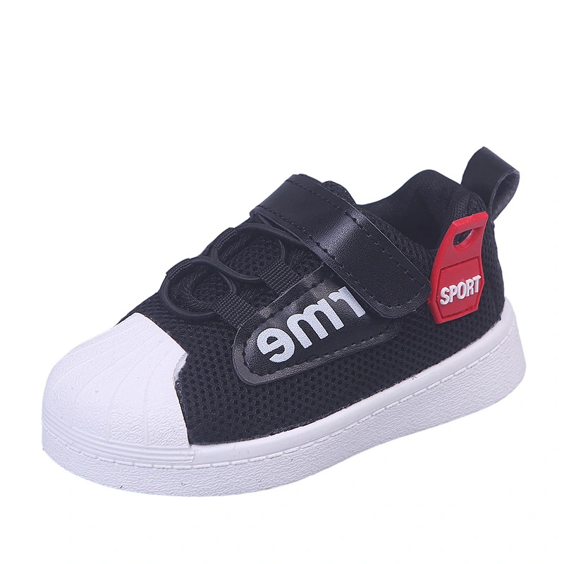 Shell-Toe Baby Breathable Mesh Sports Sneakers