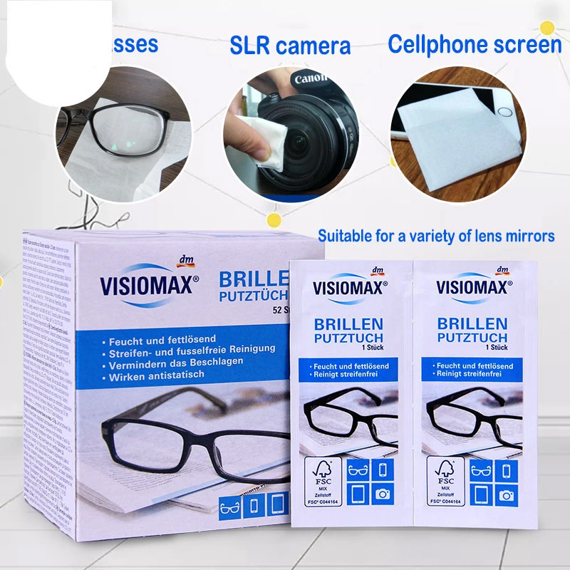 Wipes for glasses