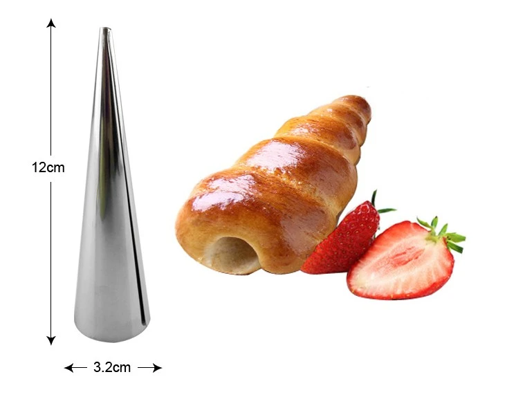 8 pieces Cannoli Forms Stainless Steel Baking Mold