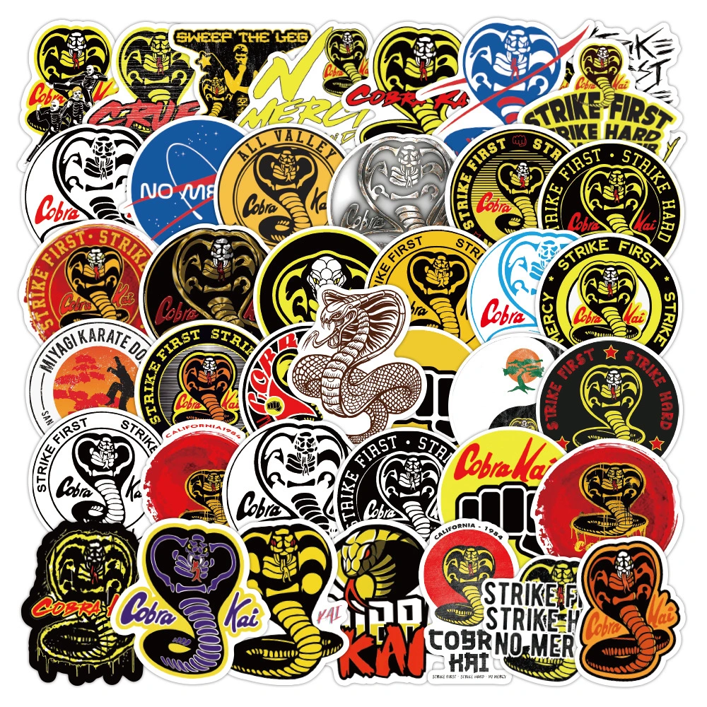 50 Cobra Graffiti Stickers Waterproof Notebook Stickers