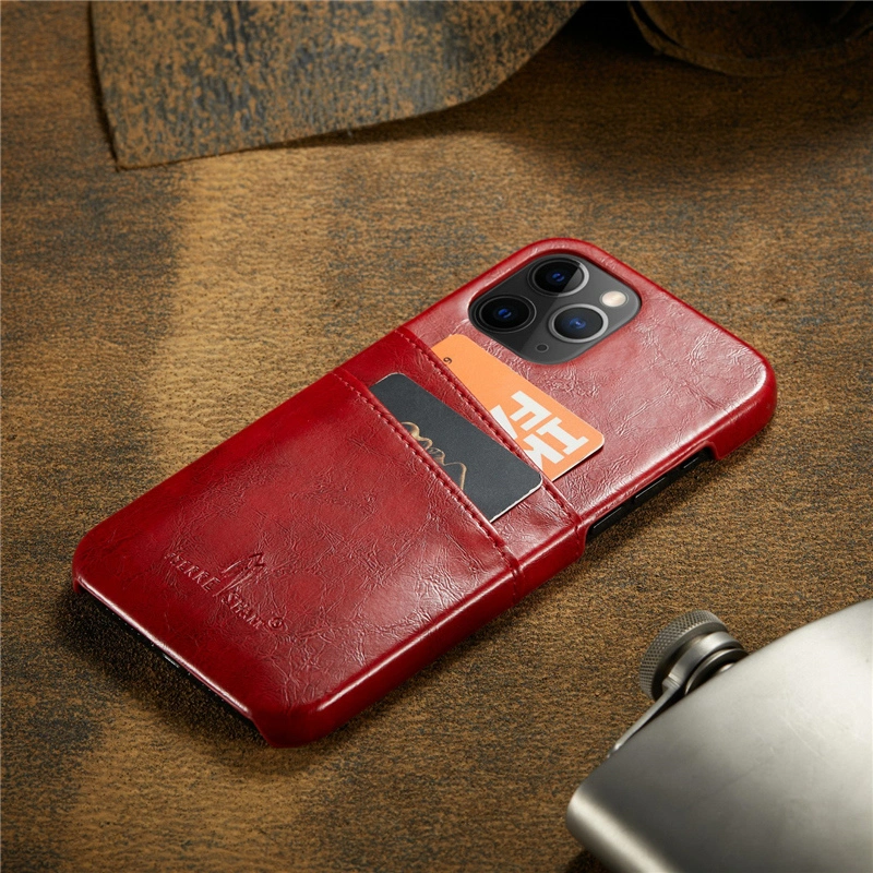 Compatible with Apple , Leather Phone Case With Insertable Bank Card