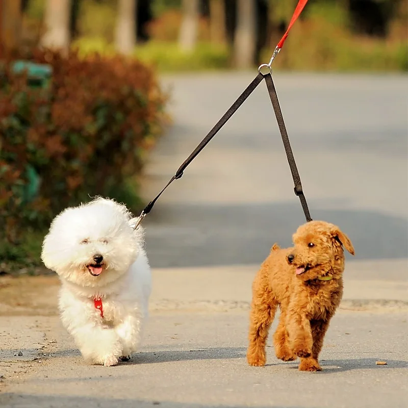 WALK 2 Two DOGS Leash COUPLER Double Twin Lead Walking Leash (China)