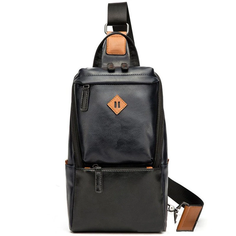 Cycling shoulder bag soft leather backpack