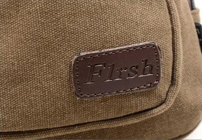 Leisure men's small boobs sports canvas bag men's pack multi-function outdoor slanting shoulder bag