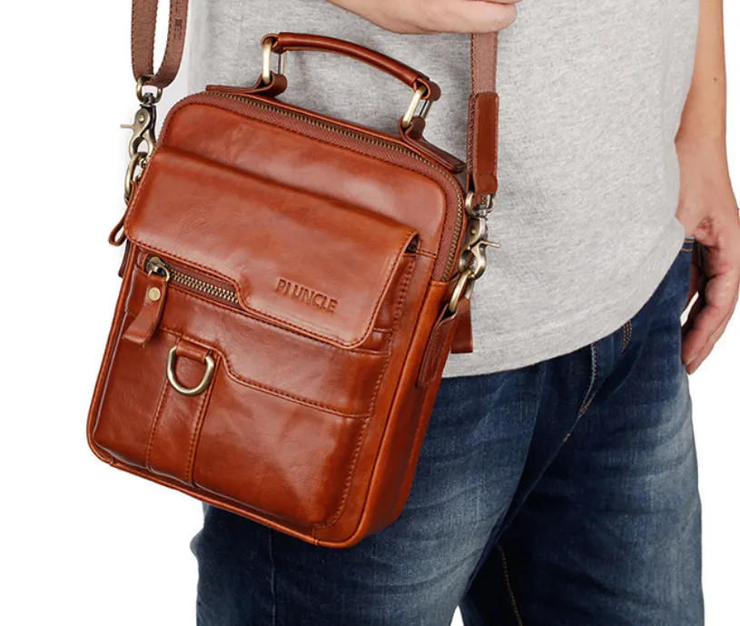 Leather Shoulder Crossbody Bag Casual Retro