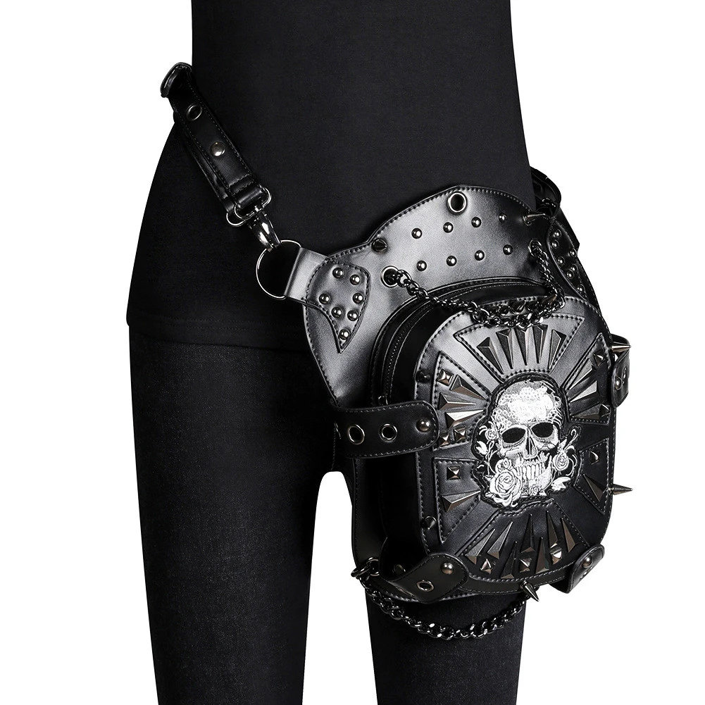 Punk Multifunctional One Shoulder Crossbody Skull